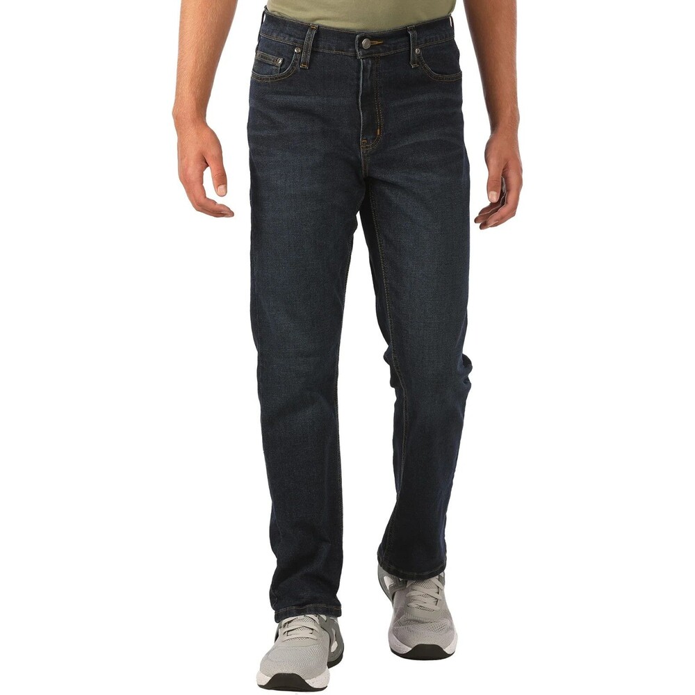 J. McLaughlin mens Joshua Dark Denim Pant Jeans size 42 Navy Straight Leg 42x32